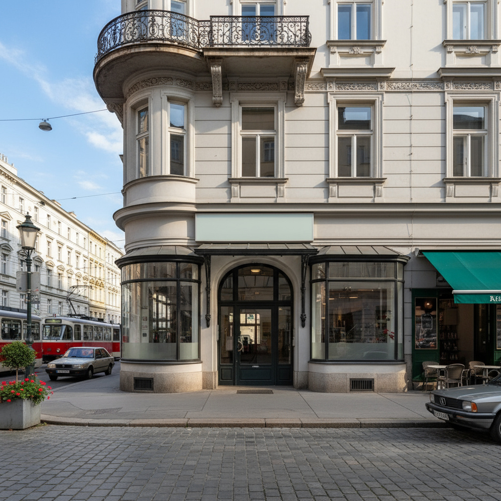 Eingang zur Werkstatt – Wien