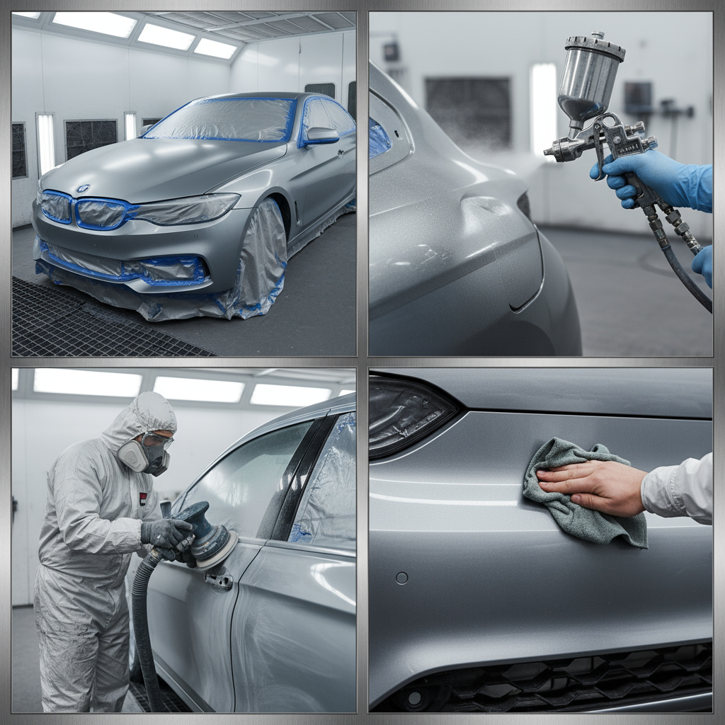 Überblick Lackierservices – Werkstattszenen